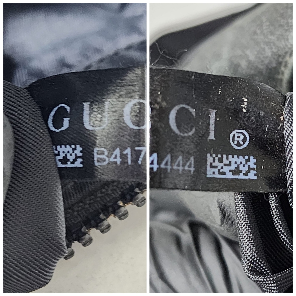 GUCCI GG Supreme Monogram Front Pocket Messenger Bag Black/Grey - Picture 5 of 16